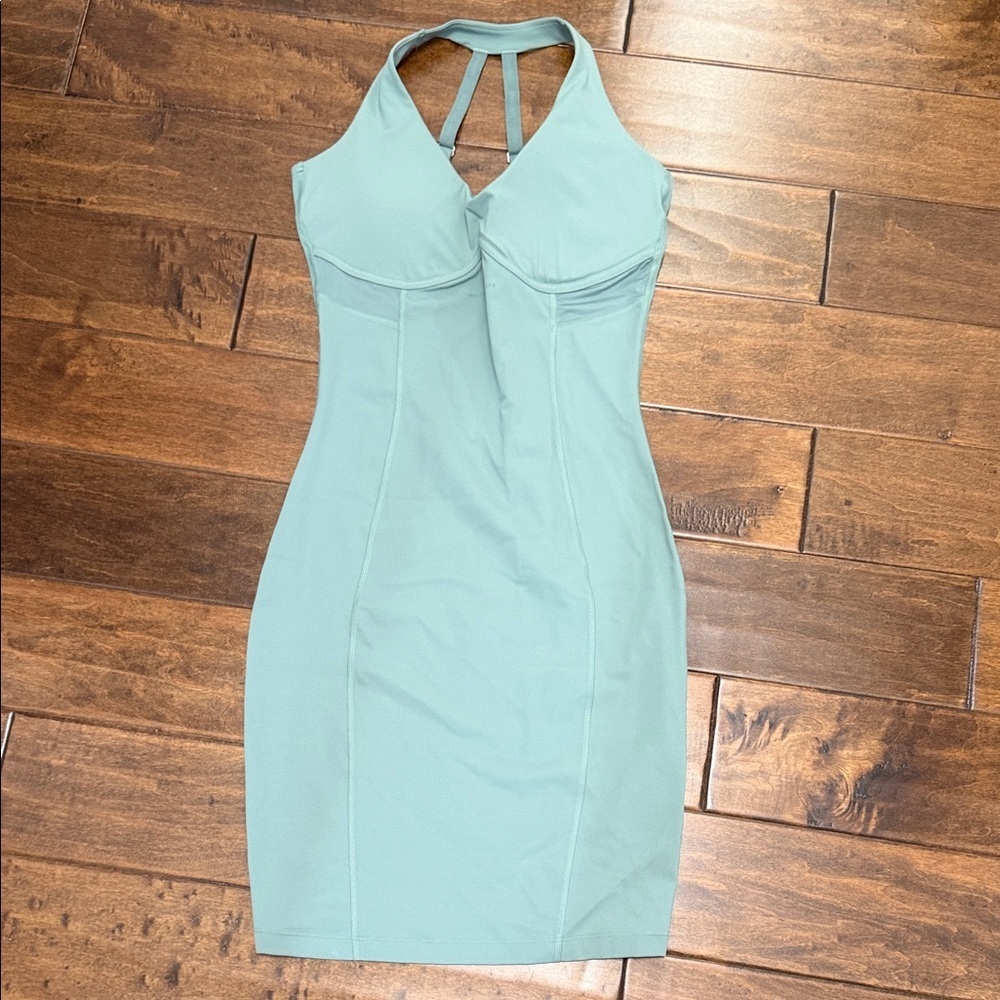 Gymshark Green Halter Dress - Picture 2 of 4